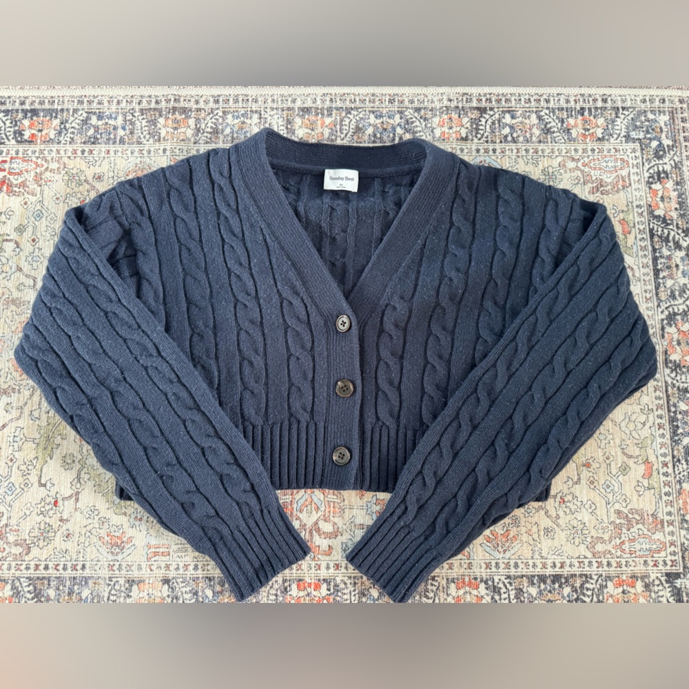 Aritzia Wool blend cardigan - Picture 1 of 6